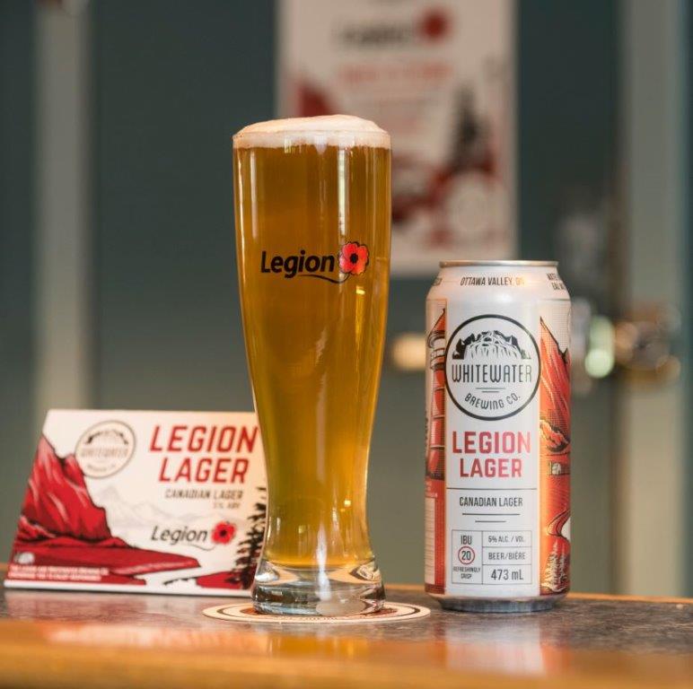 Legion Lager in glass